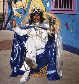 Emperor Ernie K-Doe at his Mother-In-Law Lounge; New Orleans
